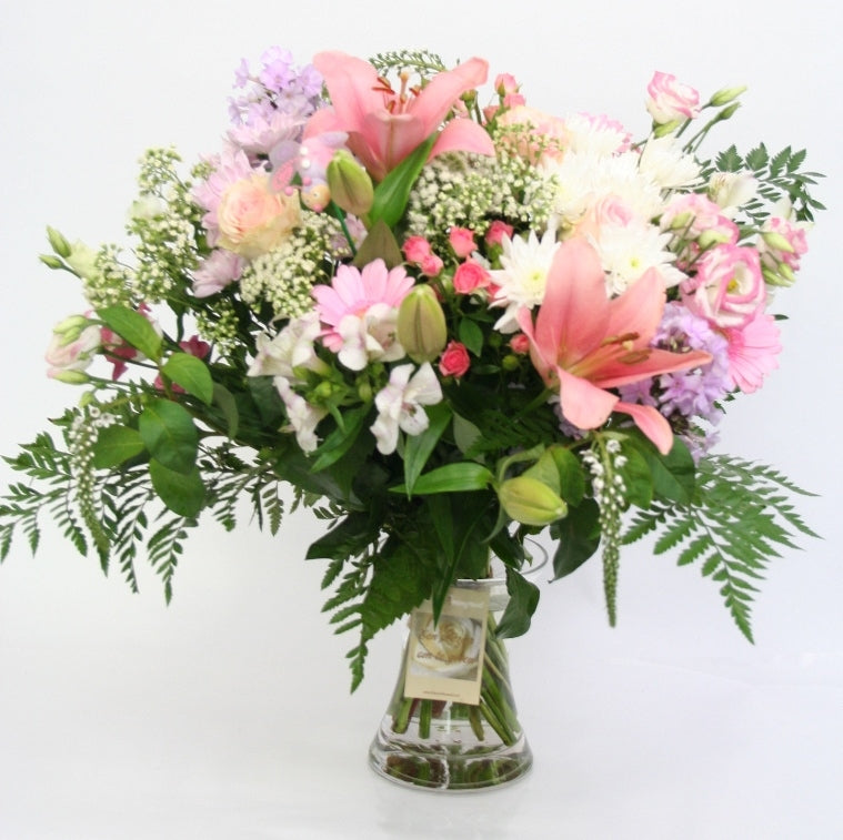 Blumenstrauß Passivol rosa Glückwünsche