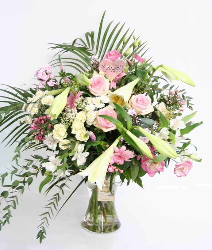 Bouquet Tendresse rosa weiße Liebe romantisch