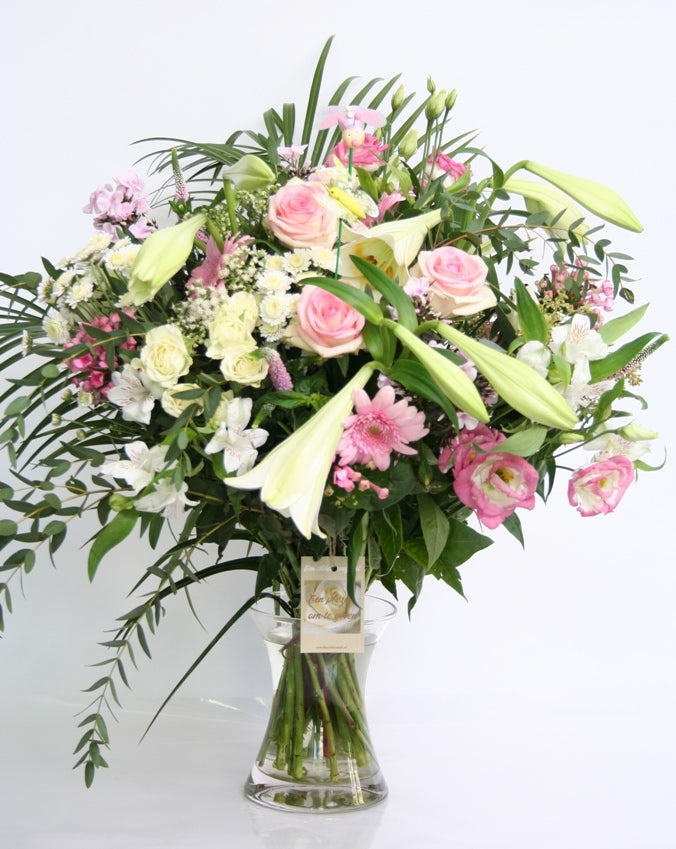Bouquet Tendresse rosa weißes neues Zuhause
