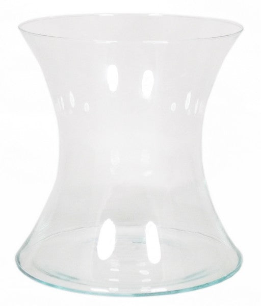 Sandglasvase aus Glas