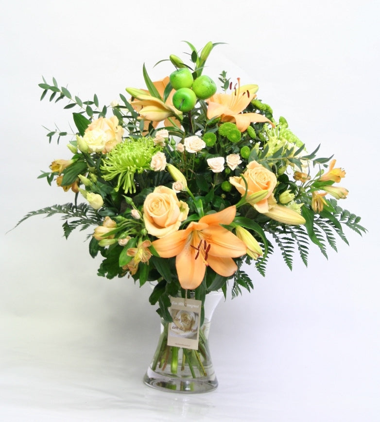 Bouquet Peach Harmonie werden bald gut