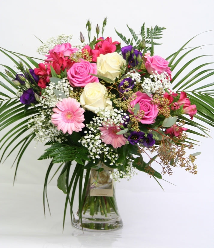 Blumenstrauß floralrosa neues Zuhause