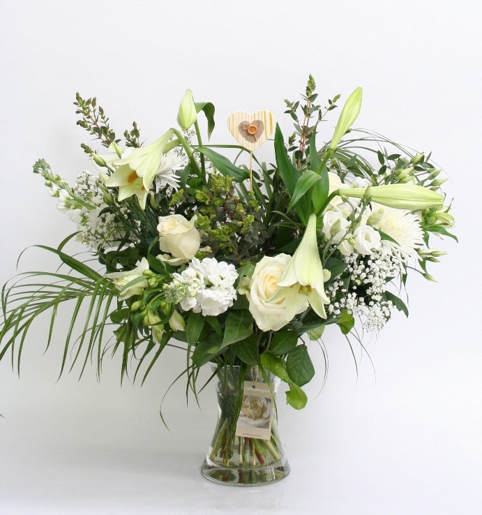 Bouquet Erhabene weiße Liebe Romantik