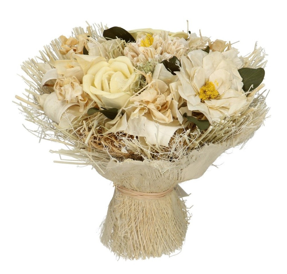 Trockene Blüten Bouquet Lena Jute groß