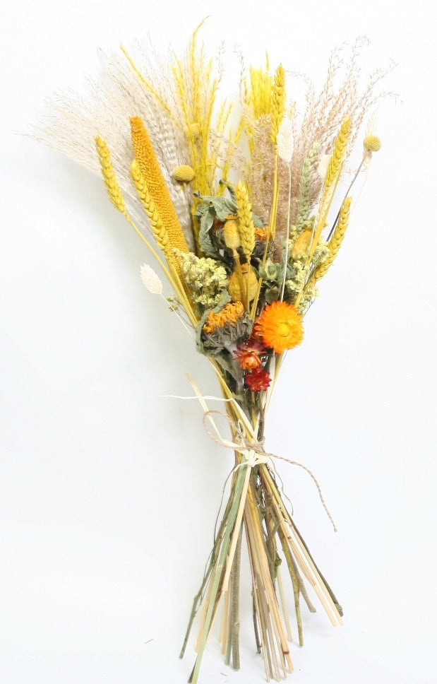 Getrocknetes Feld Bouquet Gelb