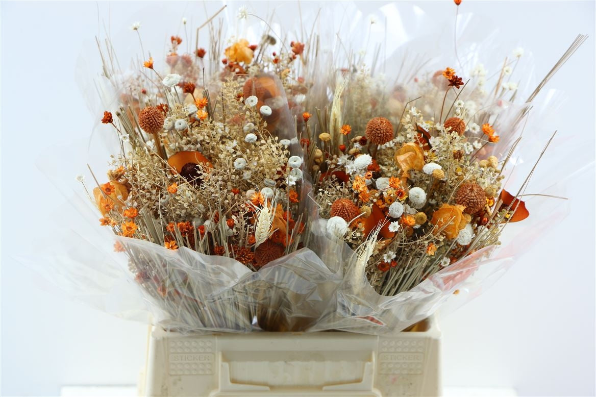 Getrocknete Bouquet -Fanasie Oranje