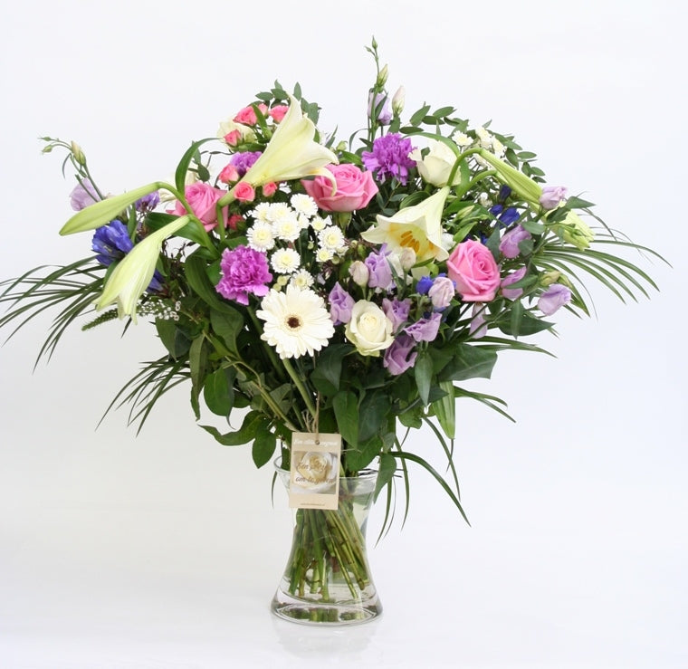 Bouquet Bloemen Lavendel Veld danke