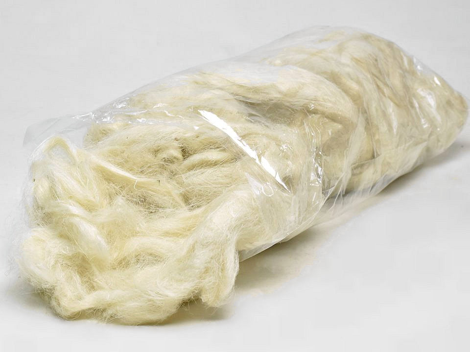 Jutfasern 500gr. Gebleicht