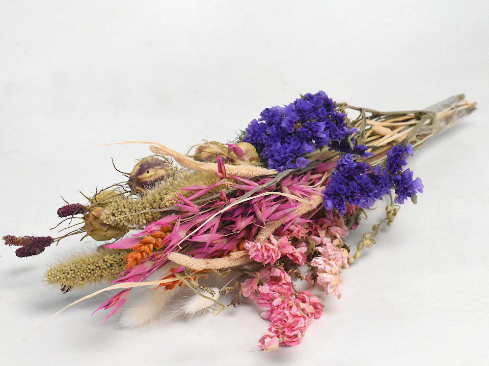 Mini Trockenblüten Bouquet Bunt 30 cm