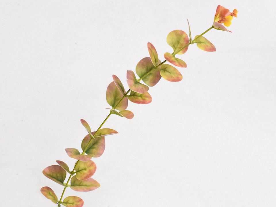 Kunst Eukalyptus rot 51 cm