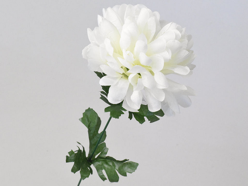 Kunstchrysantheme weiß 52 cm