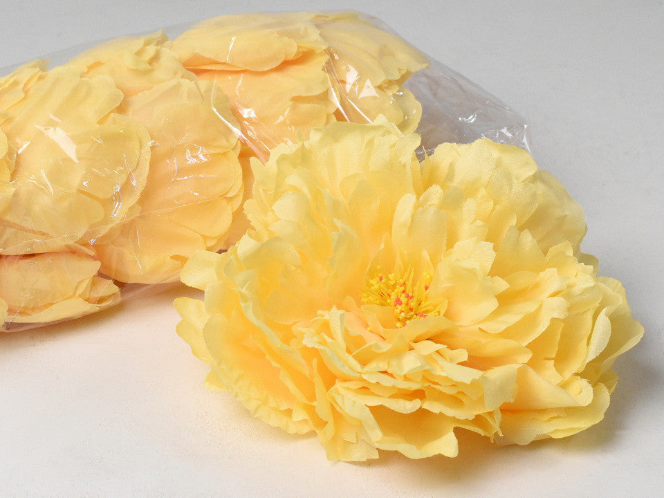 Pfingstrose gelb d18cm