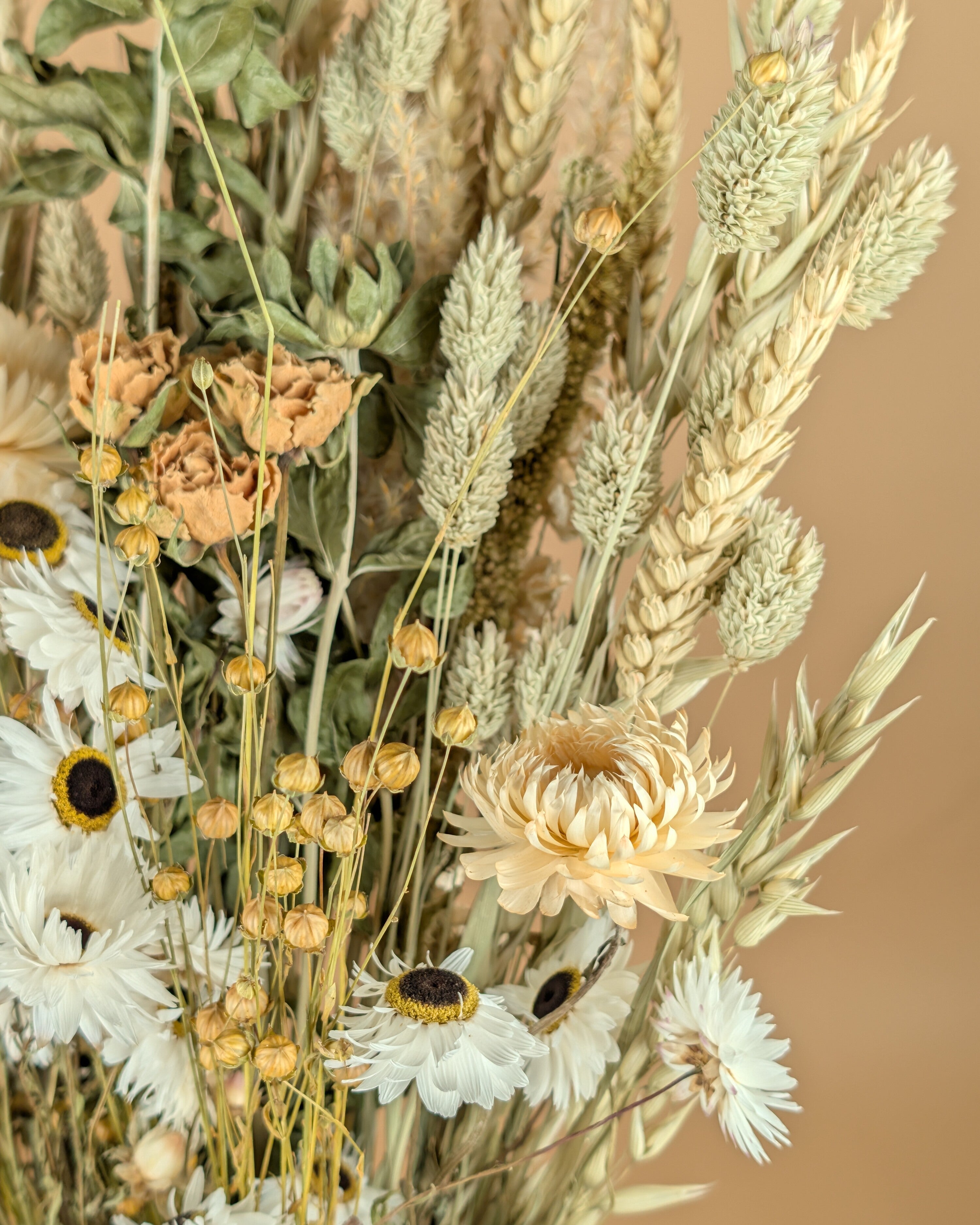 Großer getrocknetes Feld Bouquet Natural