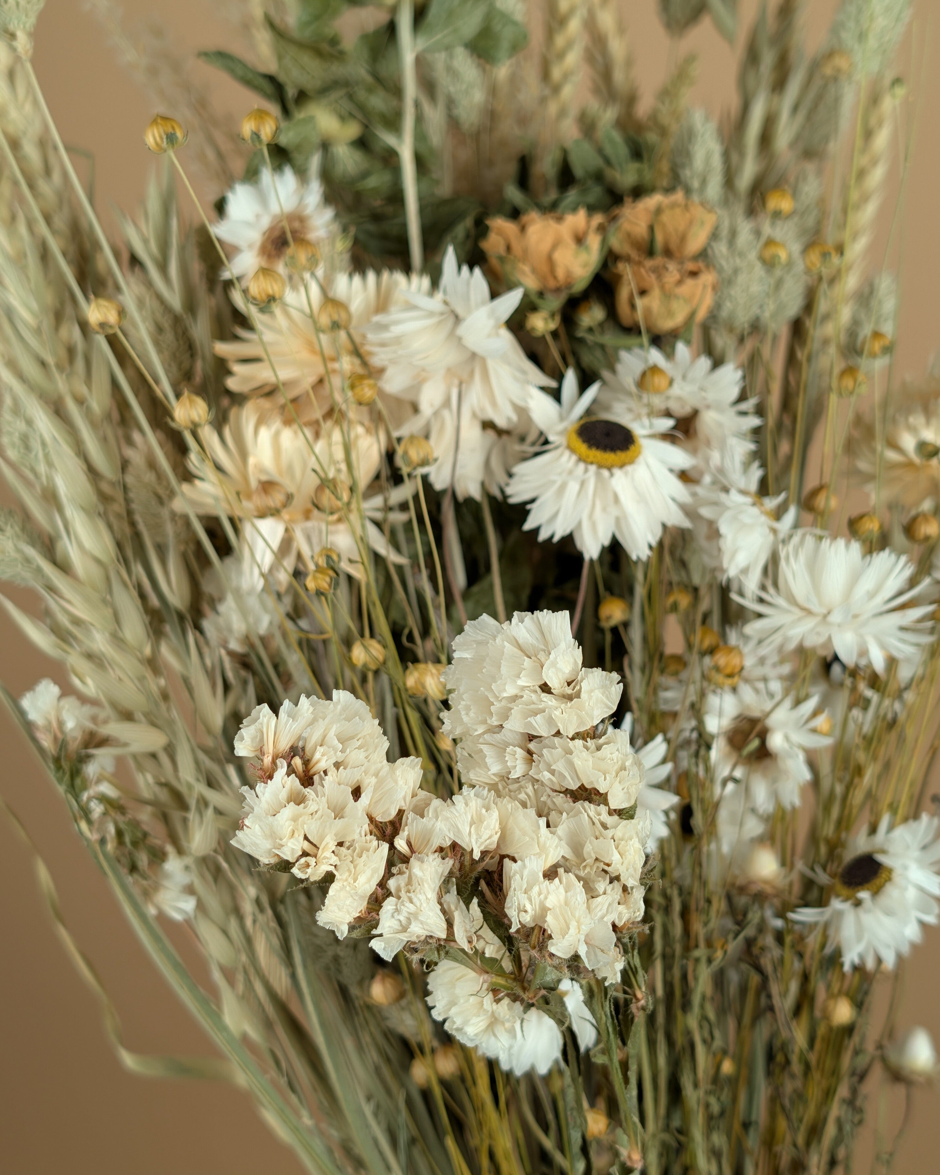 Großer getrocknetes Feld Bouquet Natural
