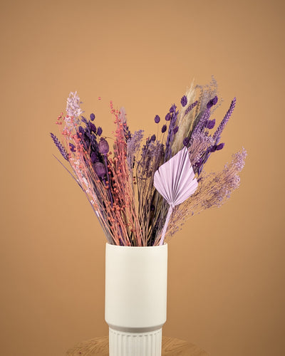 Trocknen von Bouquet Purpur