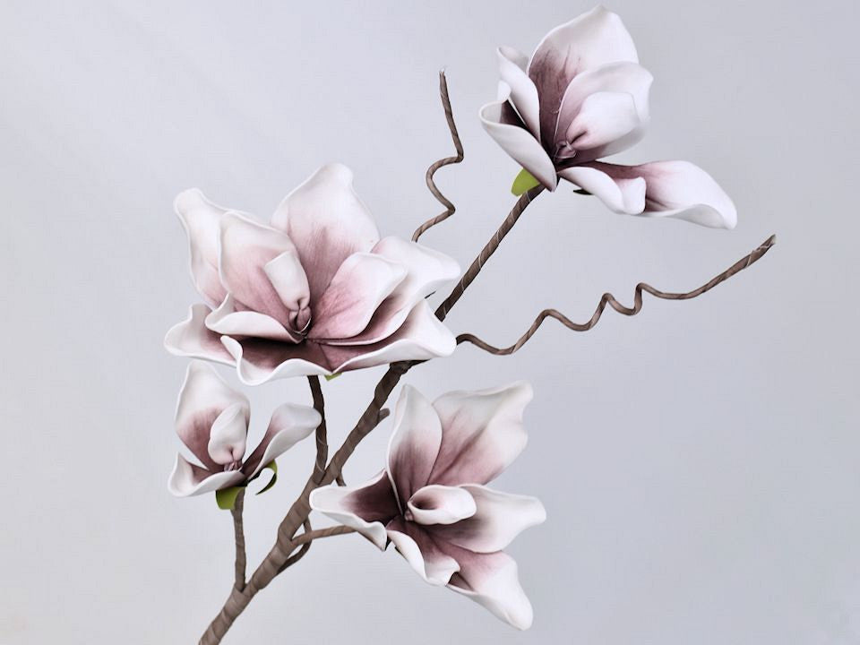 Schaumblütenzweig weiß/lila 70 cm