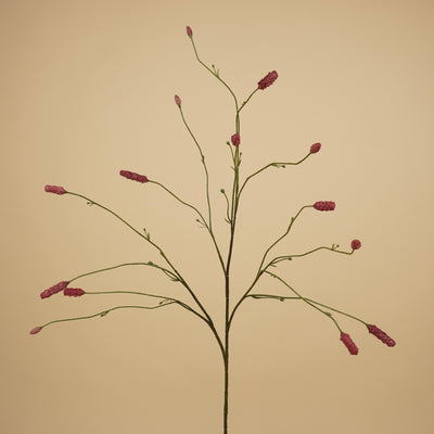 Zijde sanguisorba pluimtak magenta 109 cm